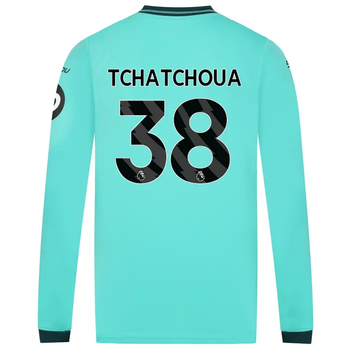 Wolves Fanshop | 2025-26 Wolves Away Shirt – Adult – LS TCHATCHOUA 38 Wolves Merchandise Collection